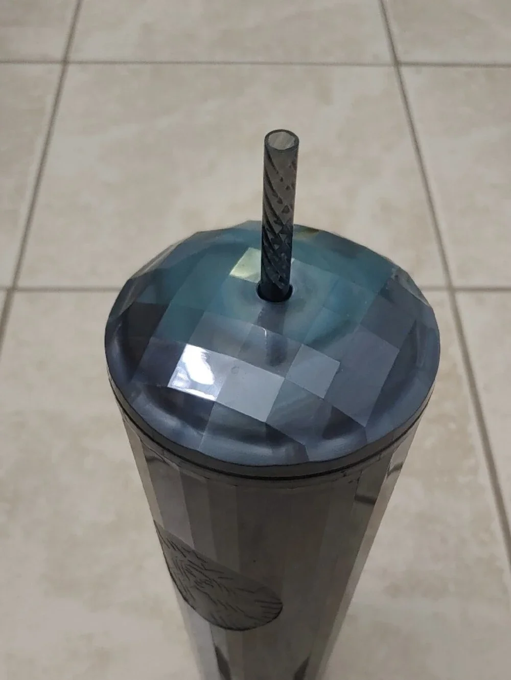 Starbucks Black Pearl Iridescent Venti Tumbler NWT with Straw Set Of 2